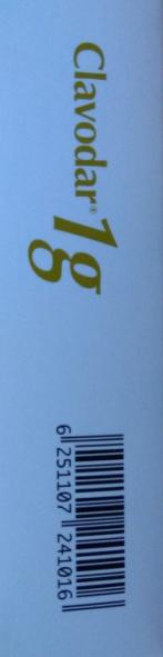 Clavodar Comprimés 1g*